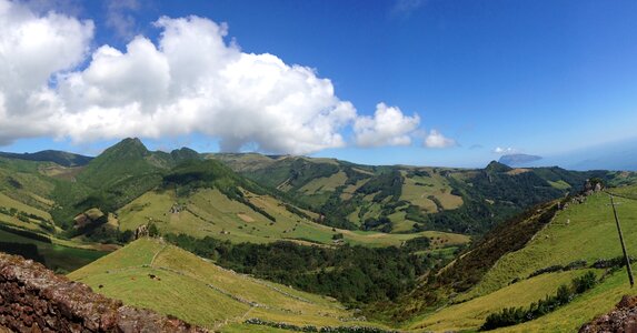 Azores hills view photo