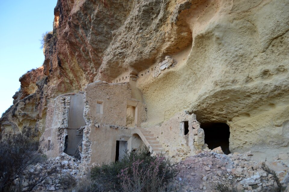 Landscape cave brown