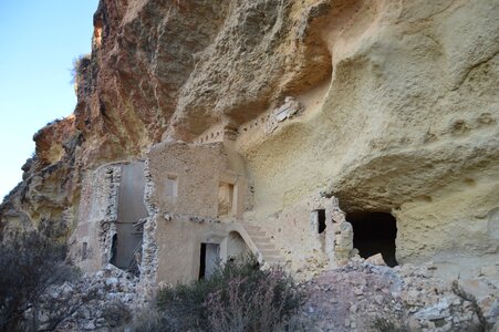 Landscape cave brown