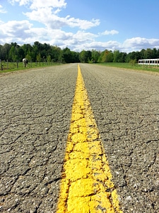 Strip line countryside route photo