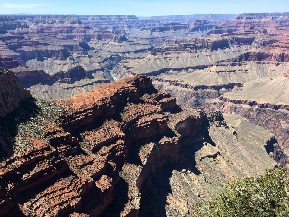 South rim red cliffs