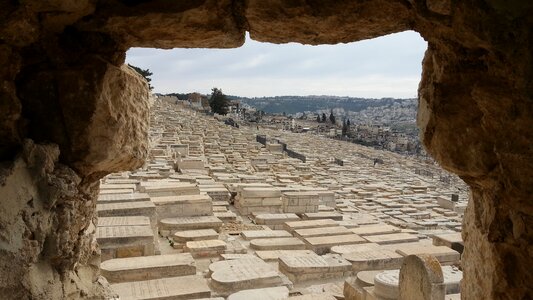 Jerusalem the mount of olives grave