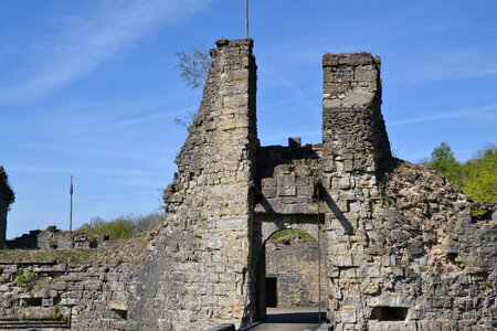 Ruine castle belgium