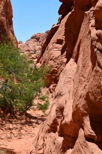 Desert sandstone formation photo