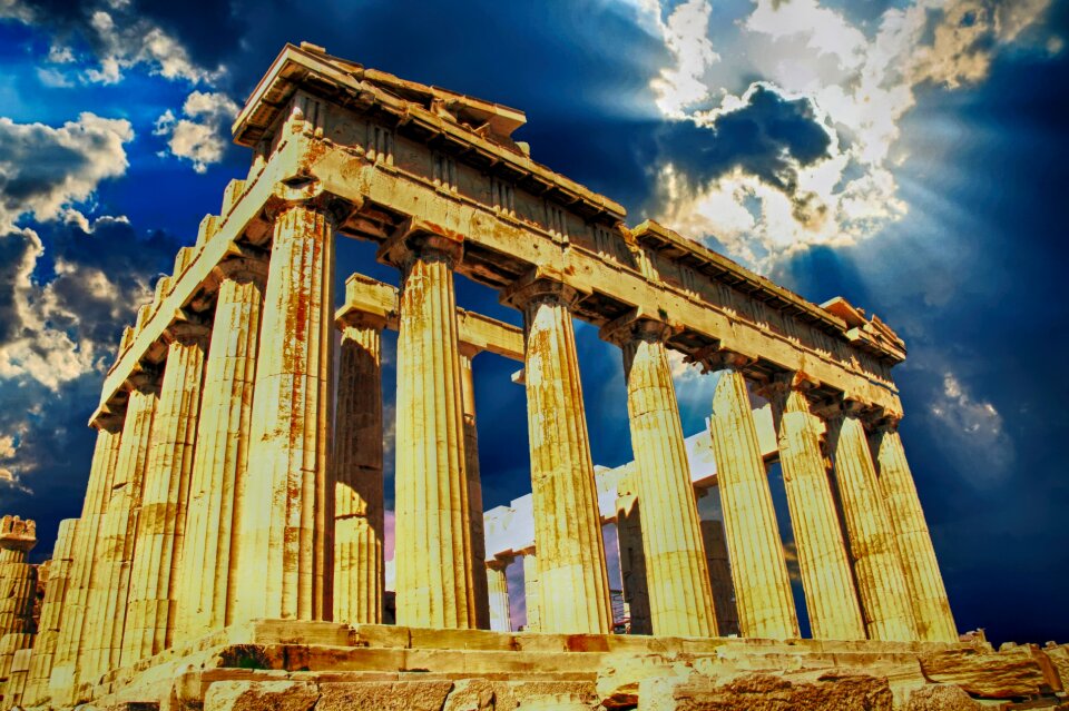 Architecture acropolis building