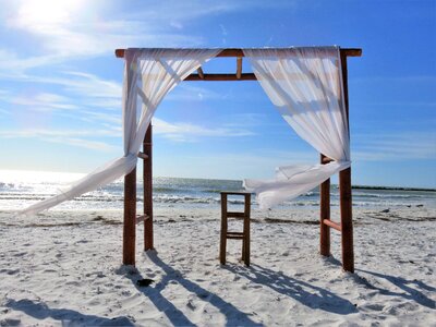 Wedding beach wedding marriage ceremony photo
