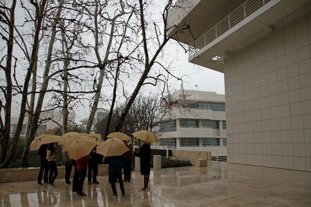 Architecture building rain