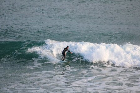 Ocean beach surfer photo