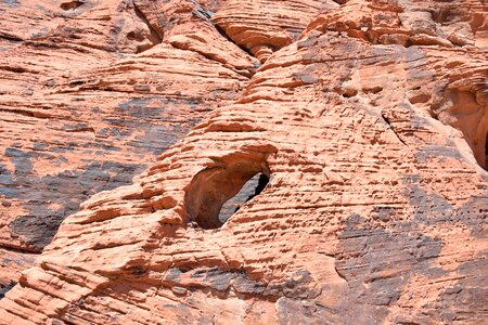Nevada sandstone tunnel