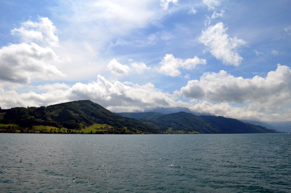 Alpine clouds panorama