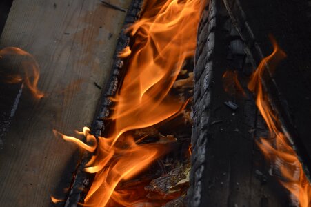 Campfire flame fireplace