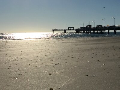 Fishing pier nature photo