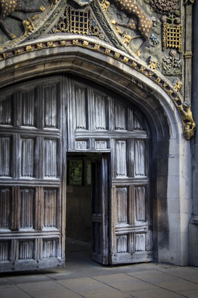 Wooden architecture gate