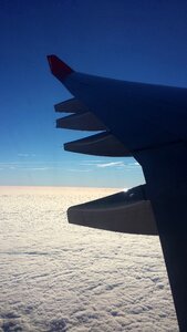 Wing aircraft sky photo