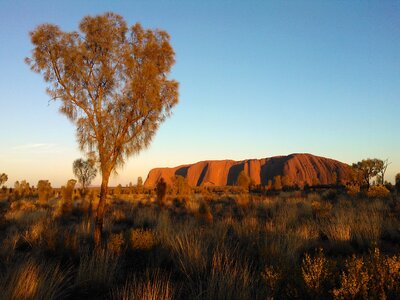 Uluru ayers rock sunrise photo