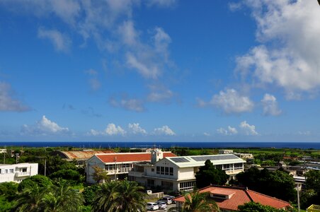Miyako island blue sky