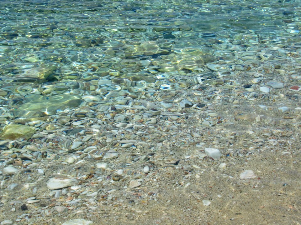 Clear water emerald water sea