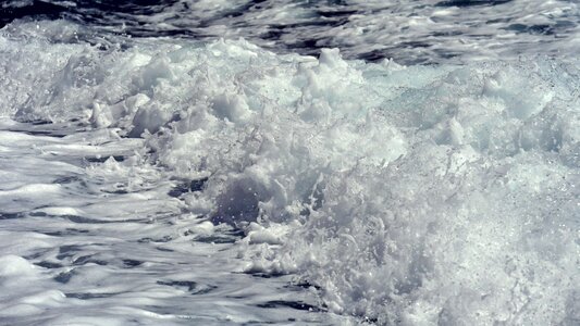 Sea spray water photo