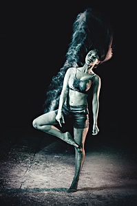 Girl dancer art photo