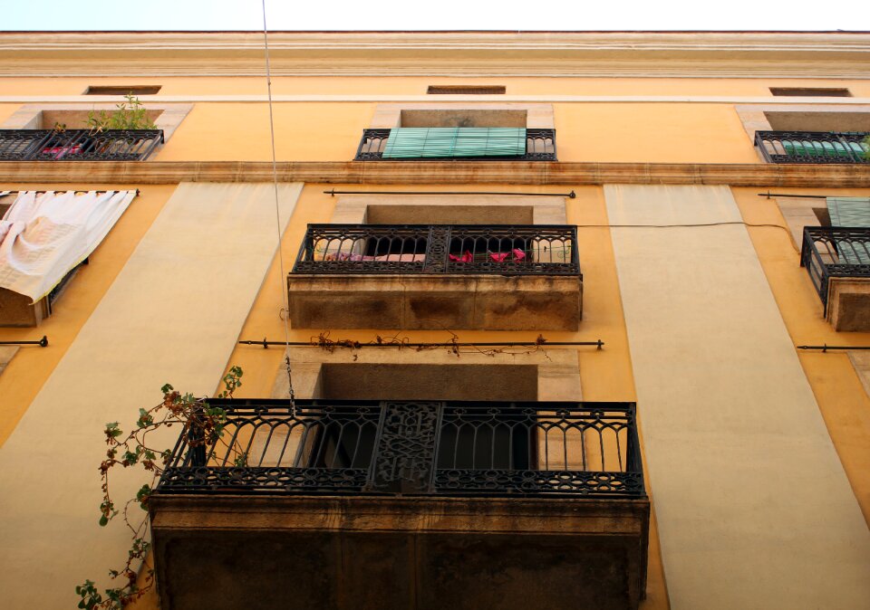 Yellow decorated building