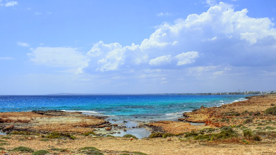 Nature blue sky photo