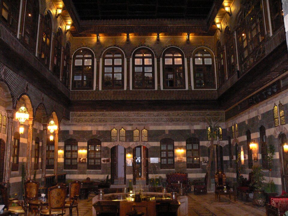 Arabic woodcarving houses