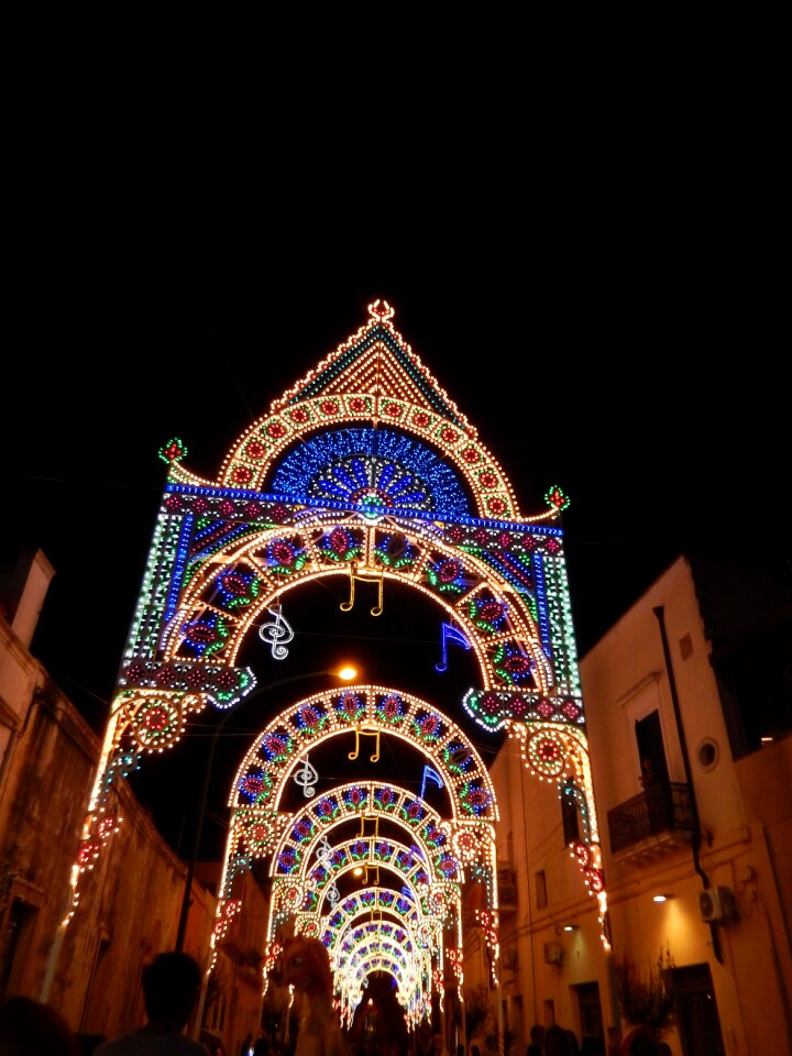 Illuminations feast of the patron saint lights