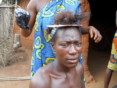 Hairstyle african benin
