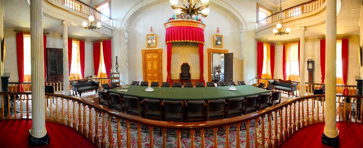 Historic signing panorama