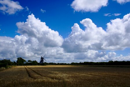 Cumulus fields agriculture photo