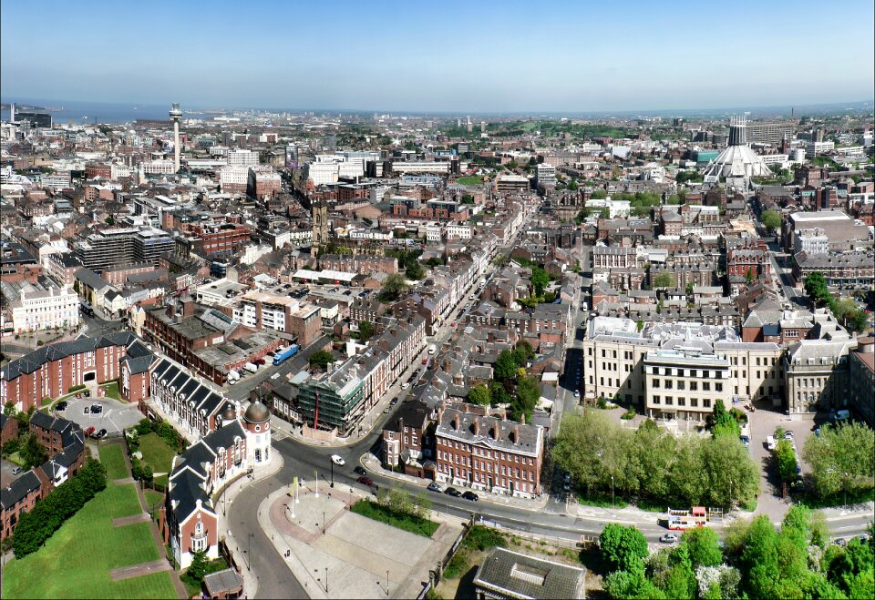England merseyside skyline