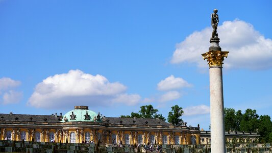 Sculpture closed sanssouci historically
