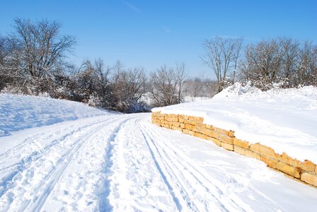 Nature cold landscape photo