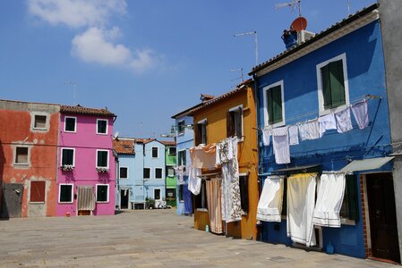 Venice colorful houses colorful house photo