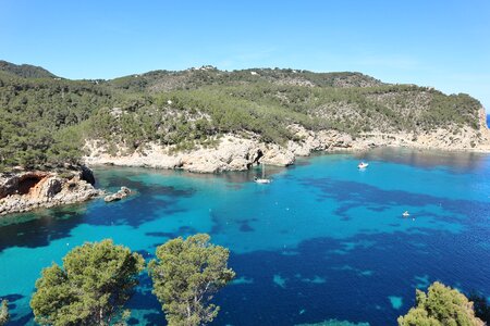 Balearic islands bay island