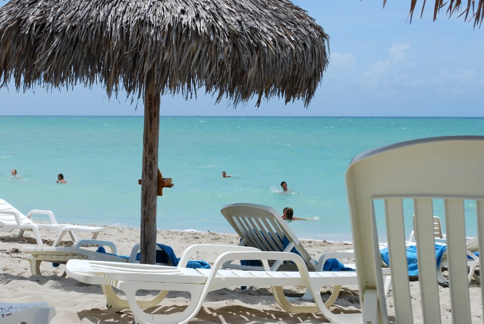 Sand beach ocean photo