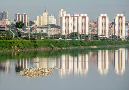 Pollution pet bottle sewer photo