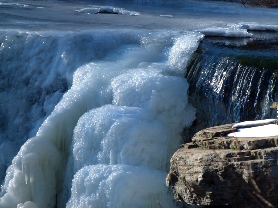 Frozen ice icicles