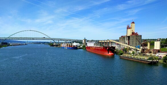 Vessel blue transport photo