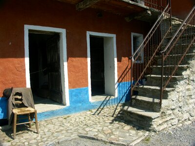 Entrance wall house photo