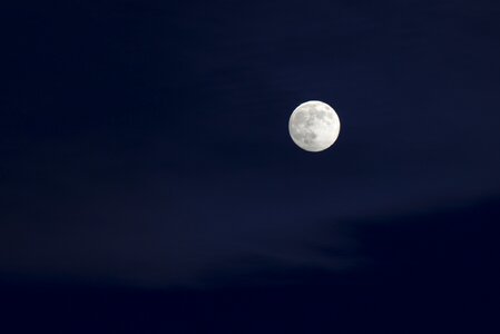 Dark full lunar photo