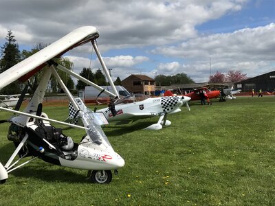 Fly in light aircraft photo