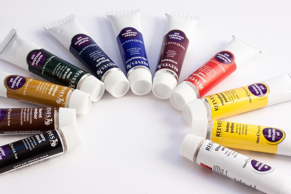 Tubes colorful white