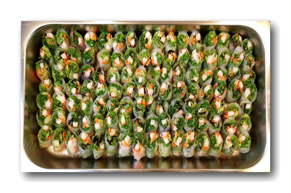 Korean food springroll