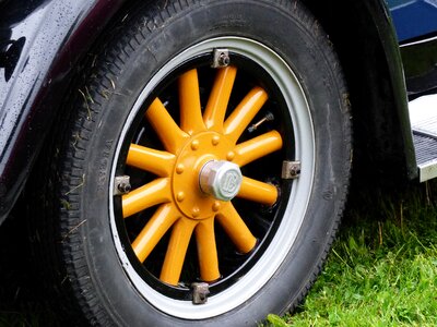 Grass spring car show