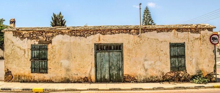 Weathered decay architecture photo