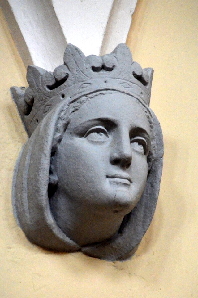 Madonna statue church