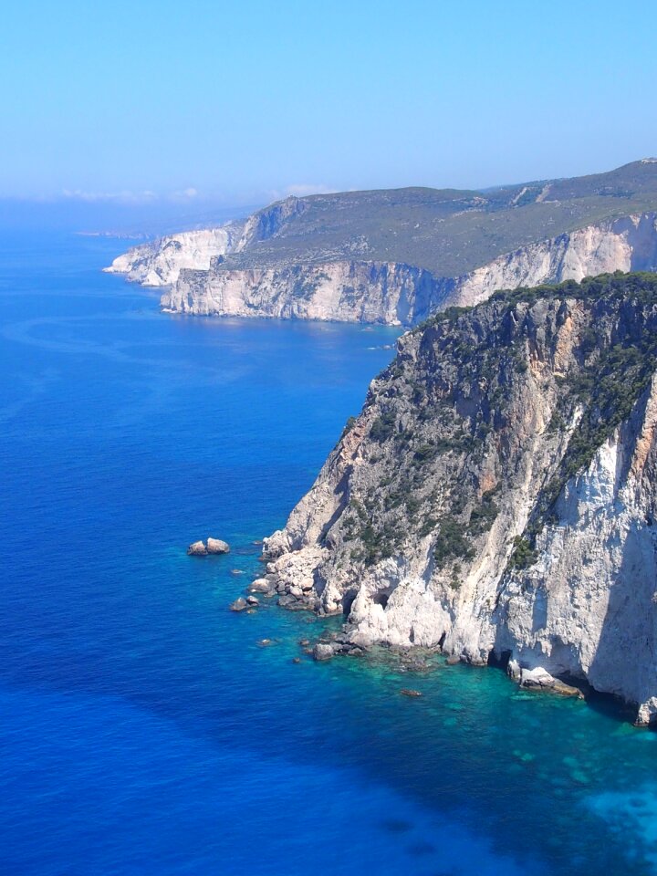 Views sea cliffs