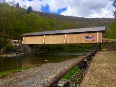 Ny bridge wood photo