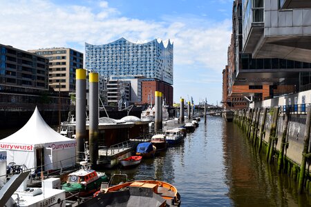 Hamburg port ship boat photo